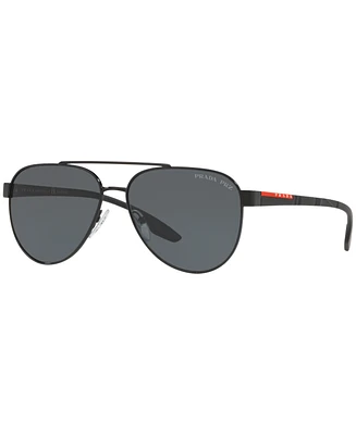Prada Linea Rossa Men's Polarized Sunglasses