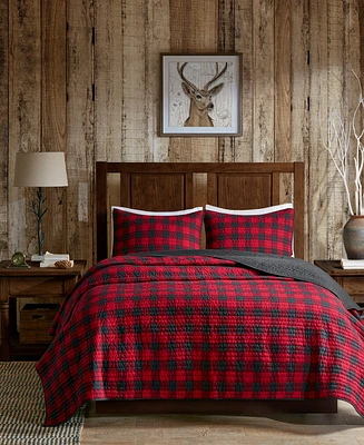 Woolrich Buffalo Check Reversible 3-Pc. Quilt Set, Full/Queen