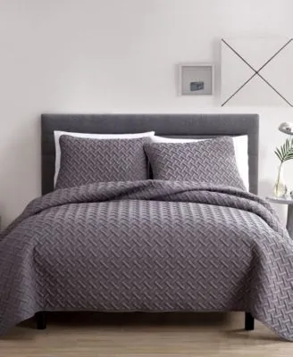Vcny Home Nina Embossed Quilt Sets