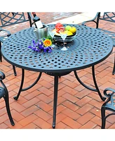Sedona 42" Cast Aluminum Dining Table