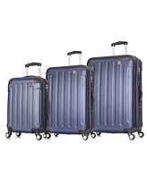 Dukap Intely 3-Pc. Hardside Tech Luggage Set