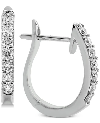 Diamond Hoop Earrings (1/2 ct. t.w.) 14k White or Yellow Gold
