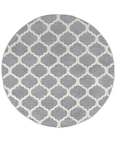 Livabliss Horizon Hrz-1001 Medium Gray 7'10" Round Area Rug