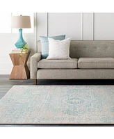 Livabliss Harput Hap-1026 Teal 2'7" x 7'3" Area Rug
