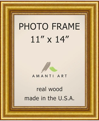 Amanti Art Townhouse Gold 11" X 14" Opening Wall Picture Photo Frame