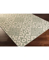 Closeout! Livabliss Alfresco Alf-9633 Rust 8'9" Square Area Rug, Indoor/Outdoor