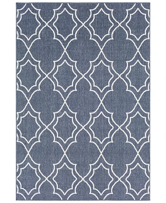 Livabliss Alfresco Alf-9650 Charcoal 3' x 5'6" Area Rug, Indoor/Outdoor