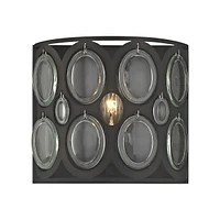 Serai Light Vanity in Oil Rubbed Bronze with Clear Glass