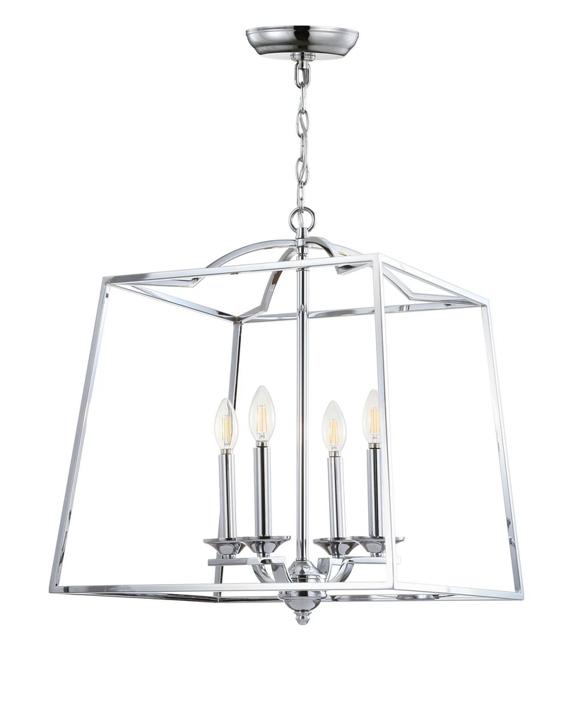 Jonathan Y Gloria 4-Light Metal Led Pendant
