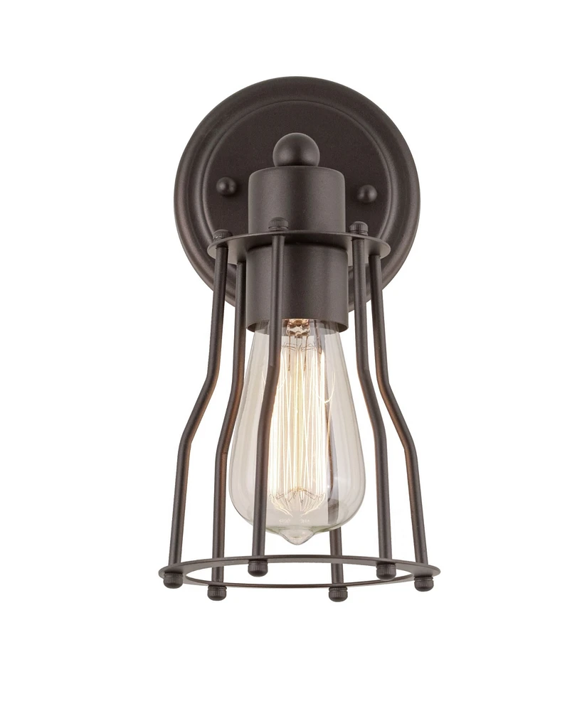 Jonathan Y Evelyn -Light Metal Vanity Light