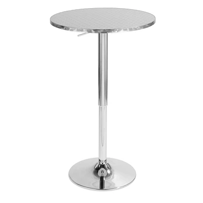 Lumisource Bistro Adjustable Round Bar Table
