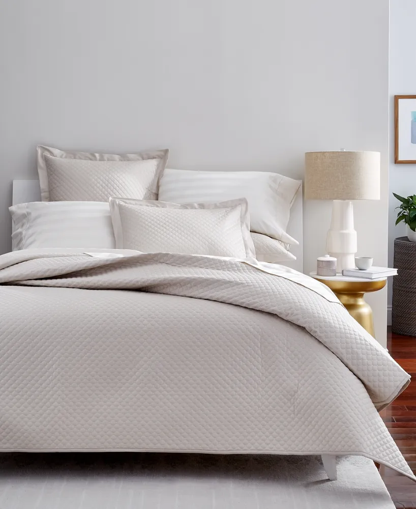 Charter Club Quilted Cotton 3-Pc. Coverlet Set, Full/Queen