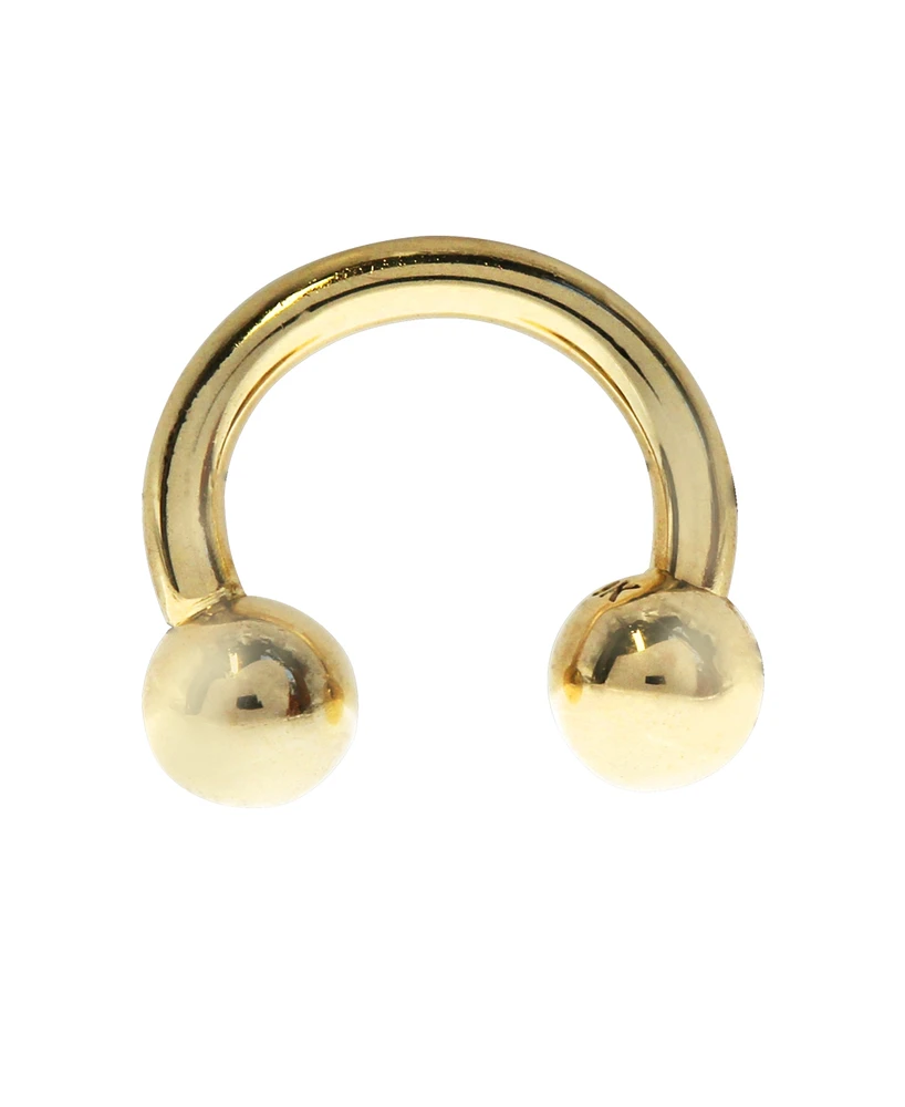 Bodifine 10K Gold Eyebrow Ring