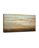Ready2HangArt 'Sahara Floor' Abstract Canvas Wall Art - 24" x 48"