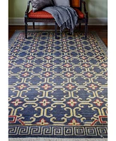 Bashian Carah Crh-106 Navy 7'6" x 9'6" Area Rug