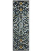 Closeout! Bashian Dijay Djy-131 Navy 2'6" x 8' Runner Area Rug