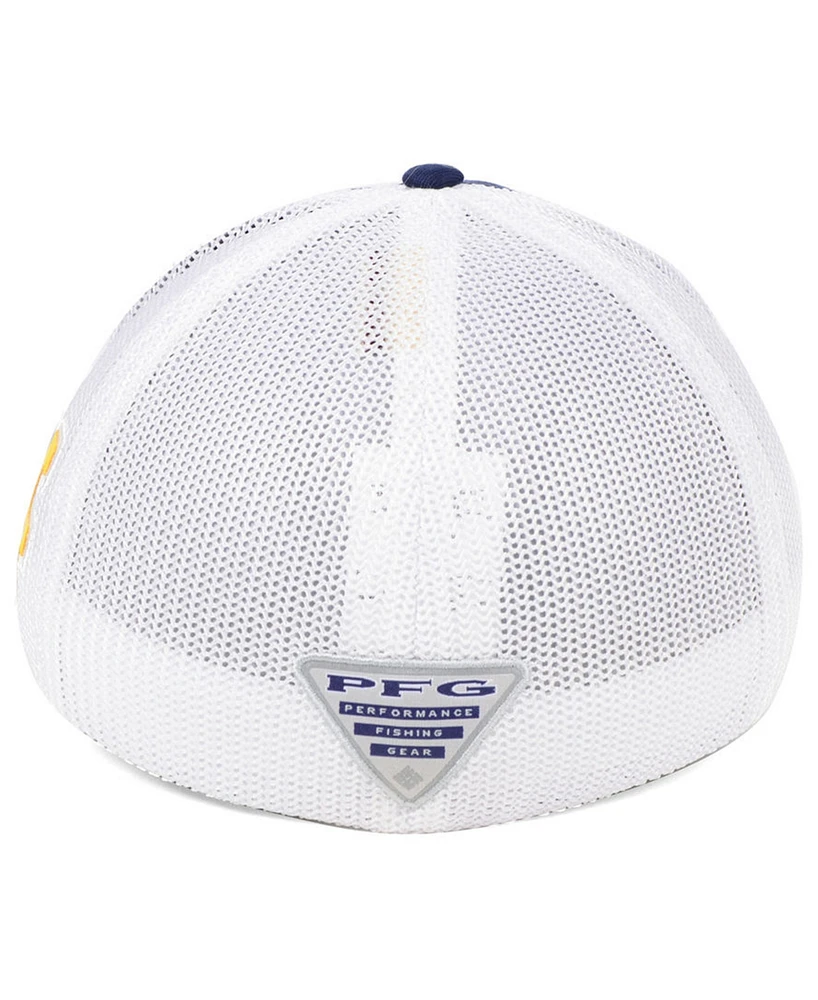 Columbia West Virginia Mountaineers Pfg Stretch Fitted Cap
