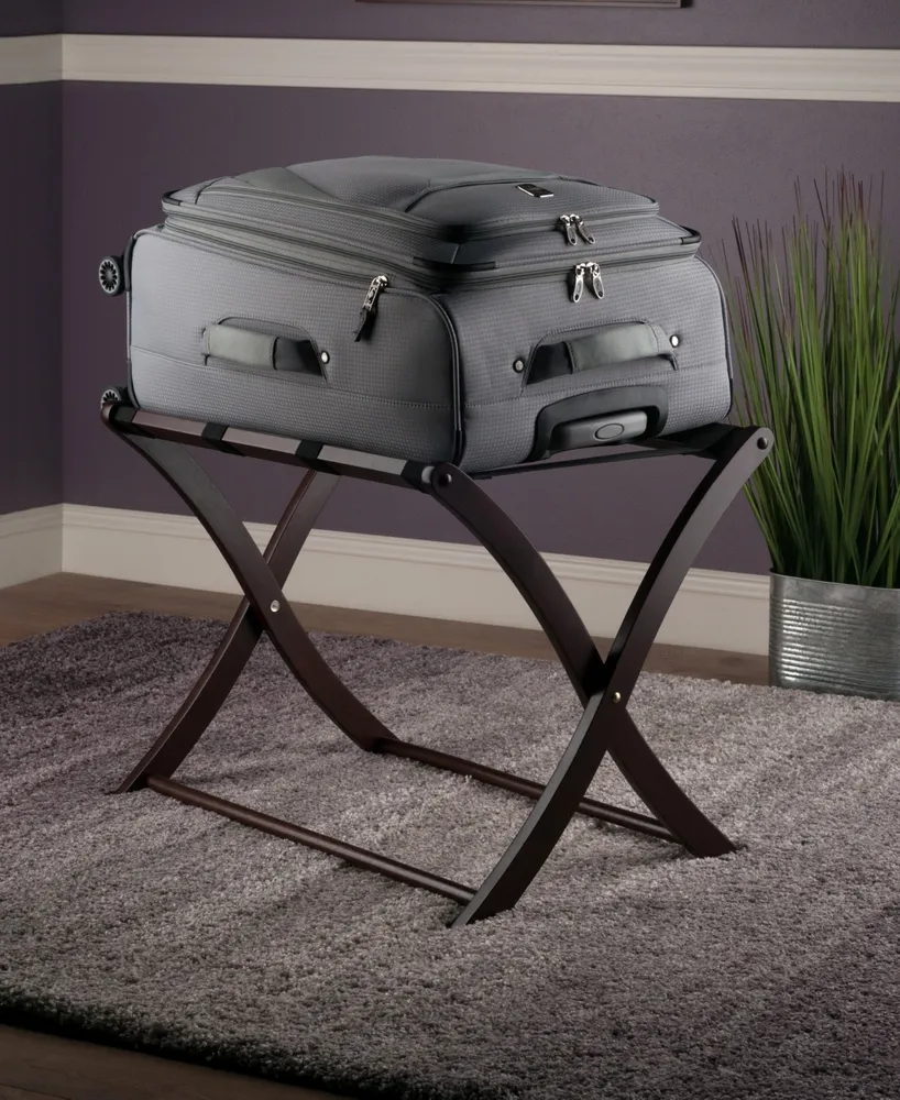 Winsome Scarlett Luggage Rack Cappuccino