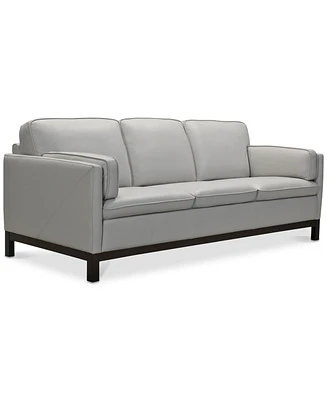 Closeout! Virton 87" Leather Sofa, Created for Macy's