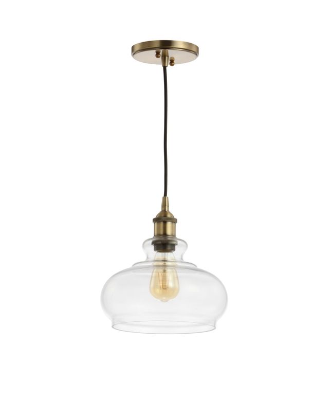 Jonathan Y Wyatt 9.5" Adjustable Drop Pharmacy Led Pendant