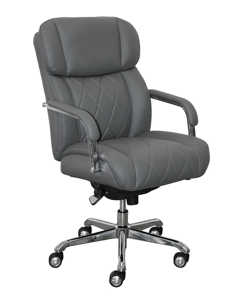 La-z-Boy Sutherland Quilted Leather Office Chair