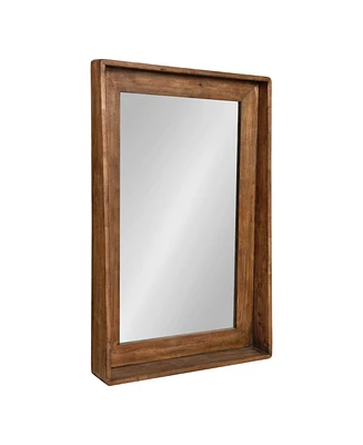 Kate and Laurel Basking Wall Mirror with Shelf