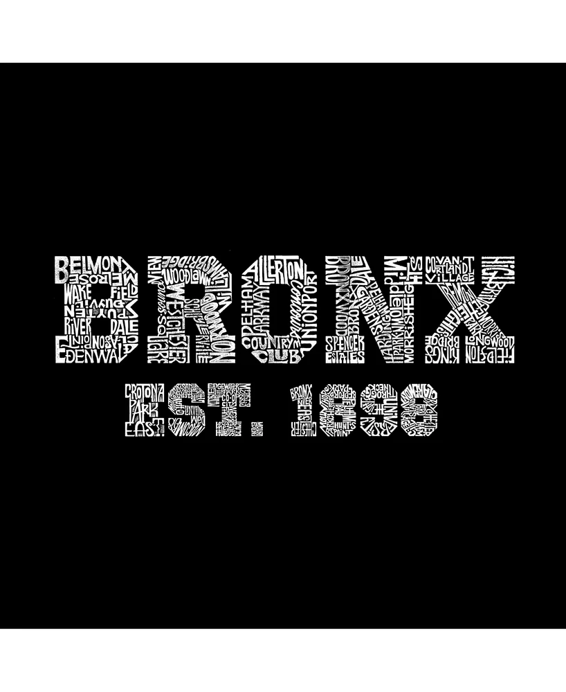 La Pop Art Mens Premium Blend Word T-Shirt - Popular Bronx, Ny Neighborhoods