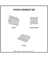 Intelligent Design Nash Reversible 3-Pc. Quilt Set, Twin