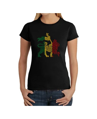 Women's Word Art T-Shirt, One Love