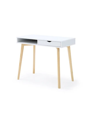Ac Pacific Austin Contemporary Home Office Desk with Storage Drawers