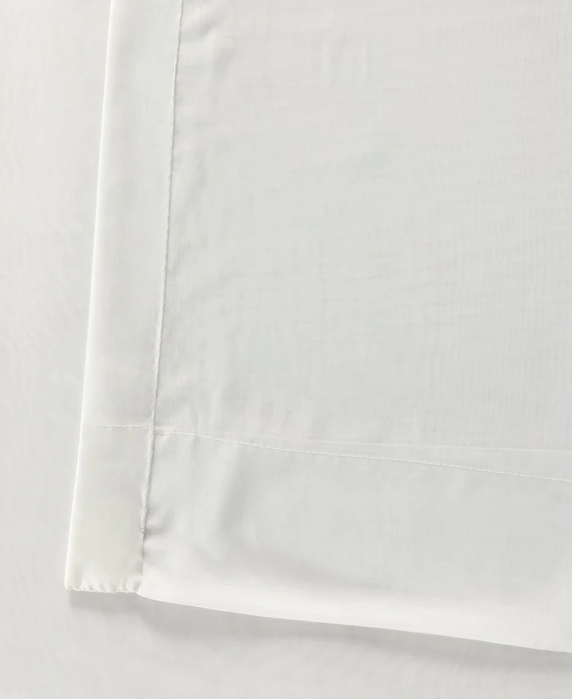 Half Price Drapes Solid Off White Sheer Curtain Pair (2 Panels