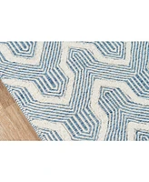 Erin Gates Langdon Lgd-1 Prince Gray 3'9" x 5'9" Area Rug