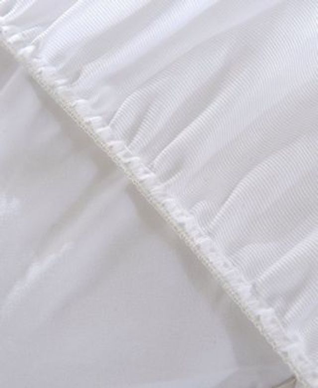 Cheer Collection Rayon From Bamboo Fitted Down Alternative Mattress Pads