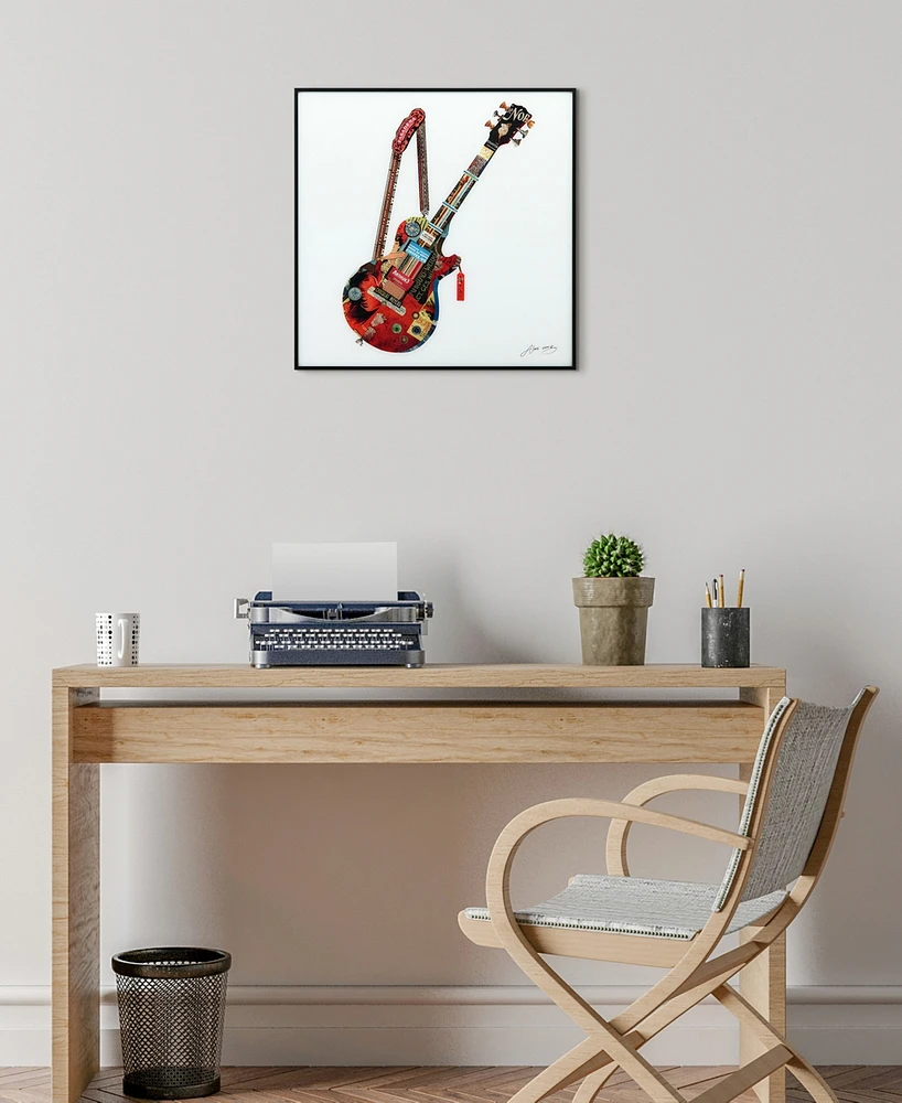 Empire Art Direct Reverse Printed Art Glass and Anodized Aluminum Frame Wall Art - 48" x 20'' x 1.5"