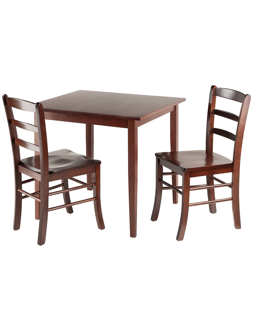 Groveland 3-Piece Square Dining Table with 2 Chairs