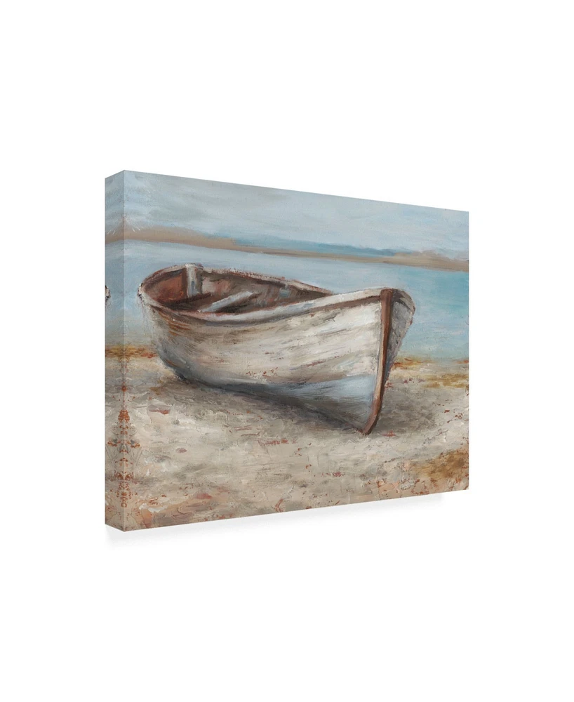 Ethan Harper Whitewashed Boat I Canvas Art - 20" x 25"