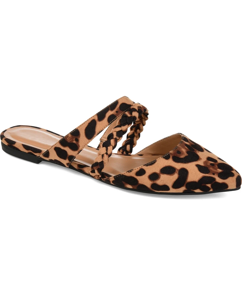 Journee Collection Women's Olivea Braided Slides