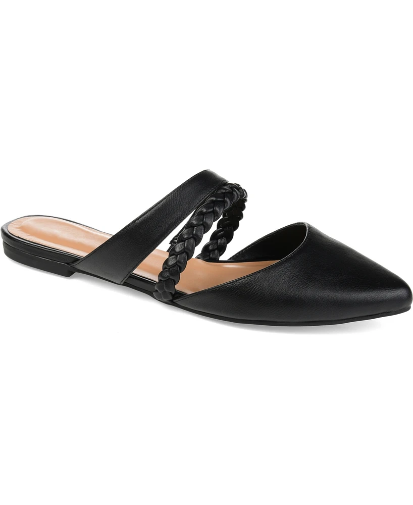 Journee Collection Women's Olivea Braided Slides