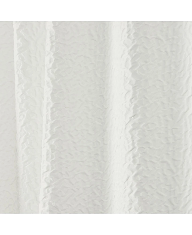 Nicole Miller Textured Matelasse Hidden Tab Top Curtain Panel Pair, 50" X 84"
