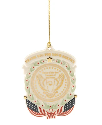 Lenox Thank You For Your Service Ornament