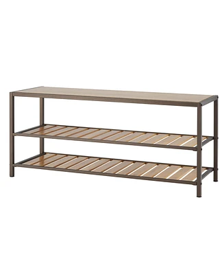 Trinity 3-Tier Bamboo Shoe Bench