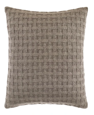 Nautica Saybrook Knit Yarn Dye Cotton Decorative Pillow, 16" x 16"