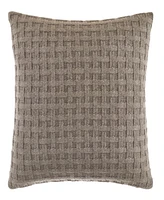 Nautica Saybrook Knit Yarn Dye Cotton Decorative Pillow, 16" x 16"