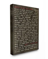 Stupell Industries Notes To My Children Canvas Wall Art, 16" x 20"