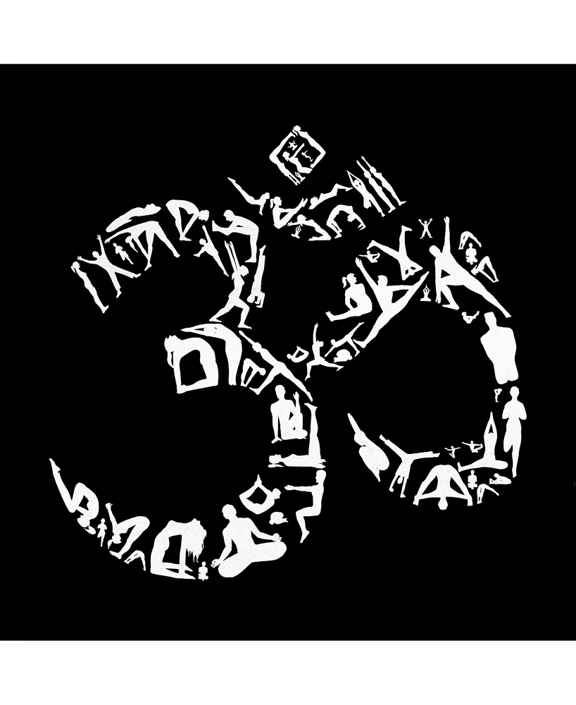 La Pop Art Men's Word Long Sleeve T-Shirt - Om Symbol