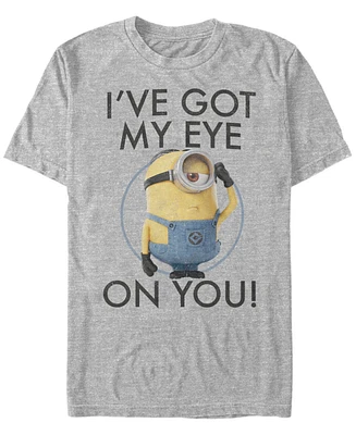 Minions Illumination Men's Despicable Me Got My Eyes On You Short Sleeve T-Shirt