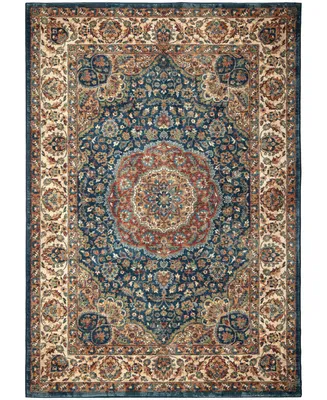 Closeout! Orian Alexandria Rochester Navy 5'1" x 7'6" Area Rug
