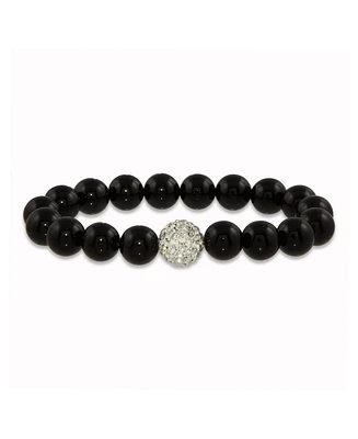 Macy's Imitation Pearl with a Crystal Stretchy Bracelet