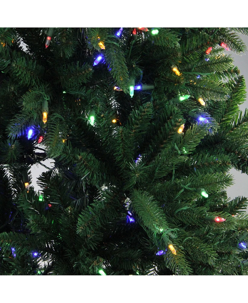 Northlight 9' Pre-Lit Led Instant Connect Noble Fir Artificial Christmas Tree - Dual Lights