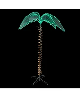 Northlight 7' Green and Tan Palm Tree Rope Light Outdoor Decoration